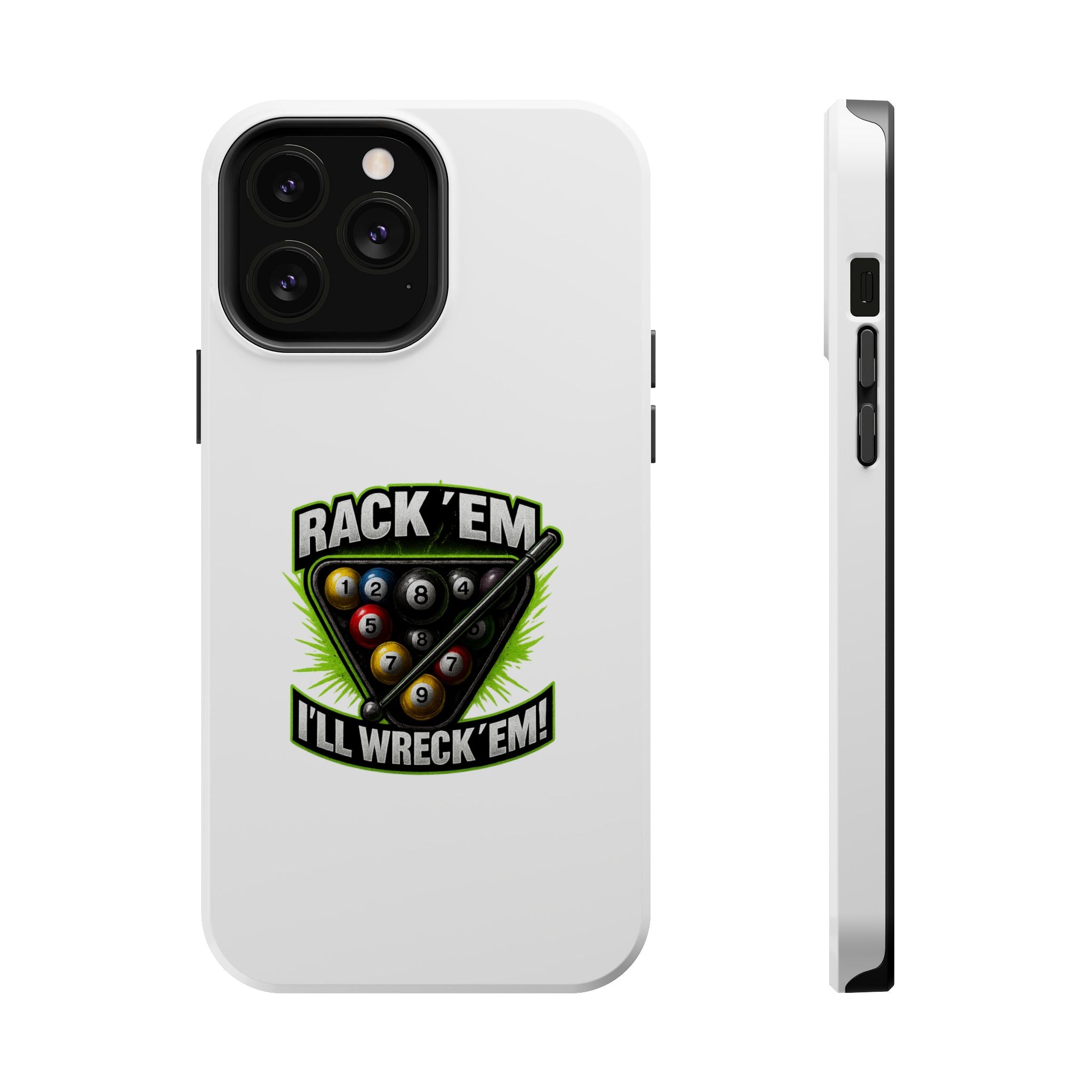 Magnetic Phone Case - Rack 'Em, I'll Wreck 'Em | Cool Custom Impact-Resistant Cases for Gamers & Pool Lovers, Perfect Gift for [...]