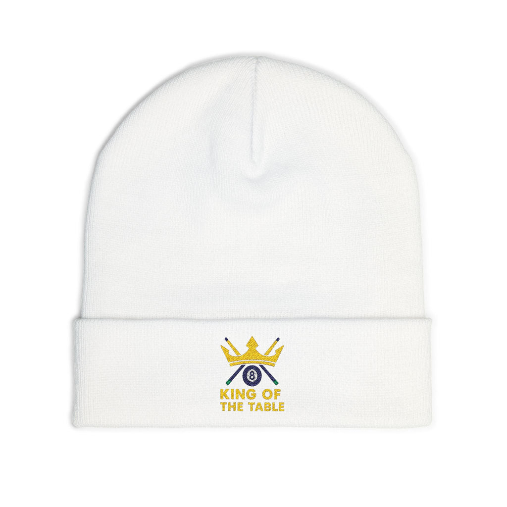 King Of The Table Embroidered Beanie