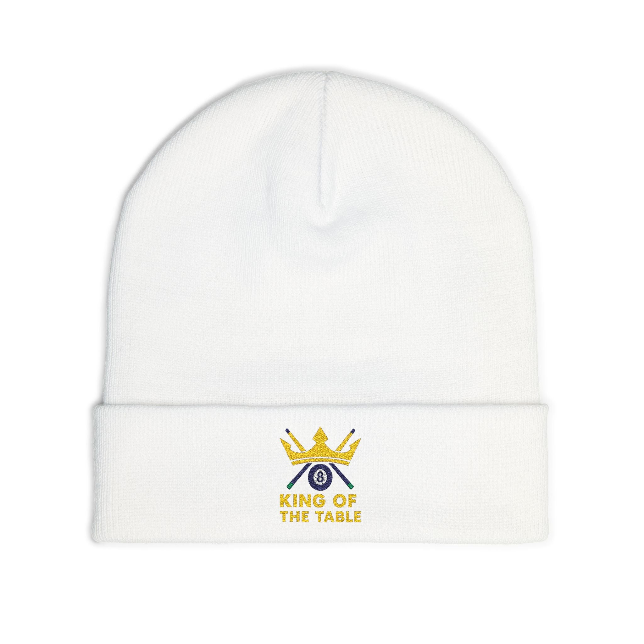 King Of The Table Embroidered Beanie