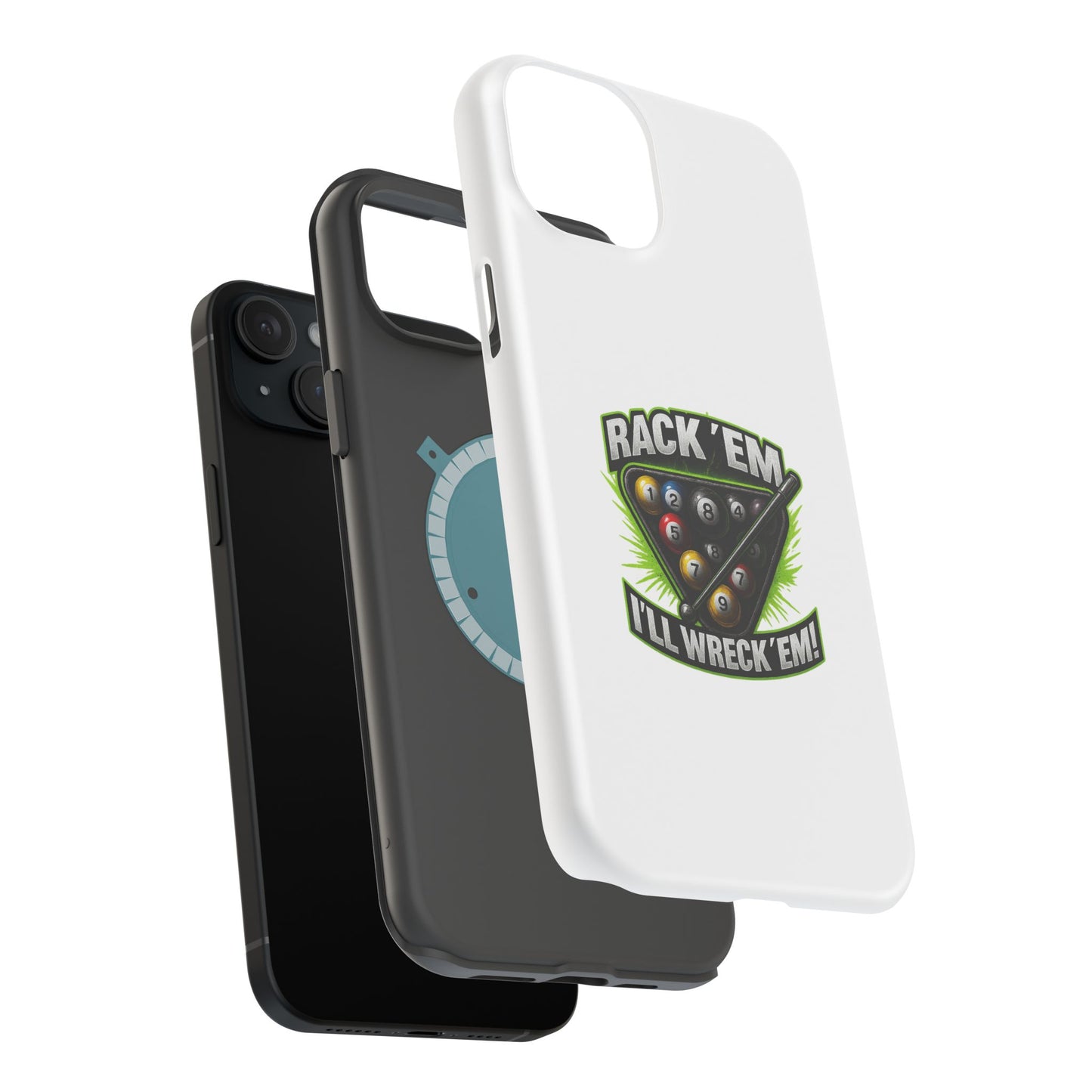 Magnetic Phone Case - Rack 'Em, I'll Wreck 'Em | Cool Custom Impact-Resistant Cases for Gamers & Pool Lovers, Perfect Gift for [...]