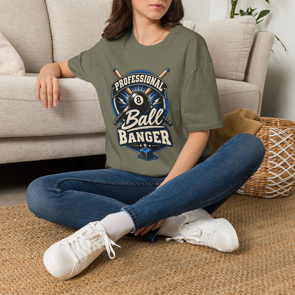 Professional Ball Banger – Funny Billiards T-Shirt – Pool Player Tee