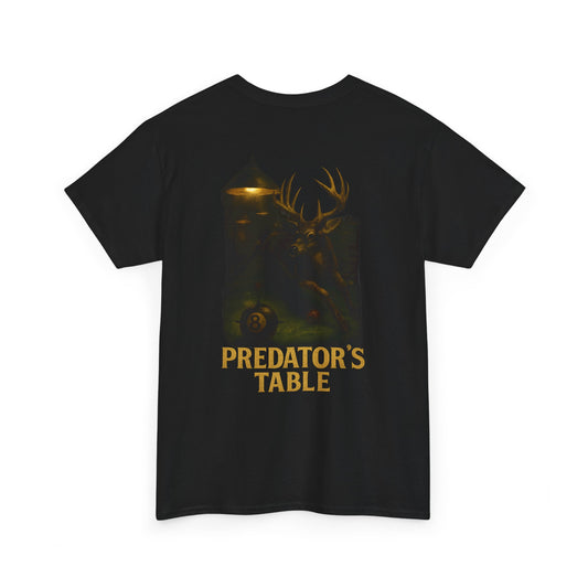 Predator's Table Billiards Meets Hunting Deer Gildan Tee