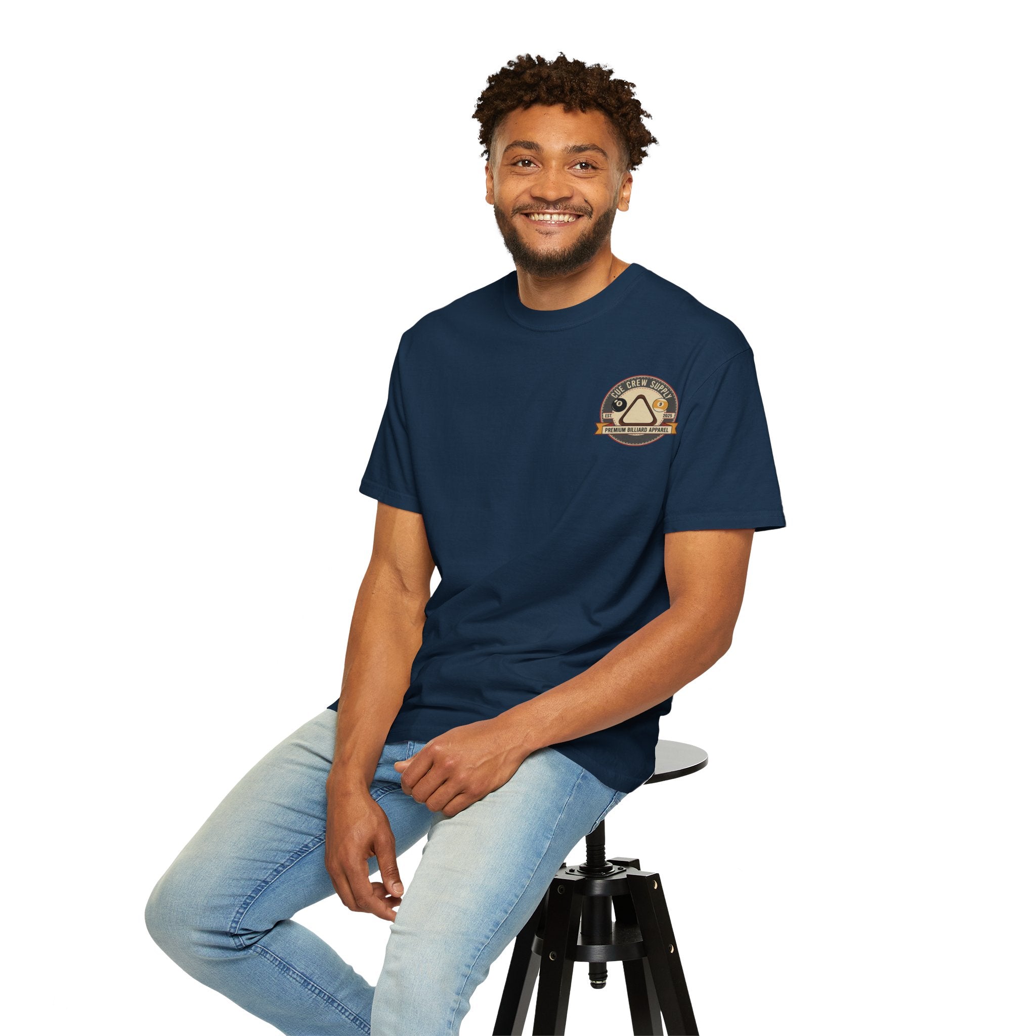 Still Shootin' Straight Pool Skeleton Comfort Colors Tee