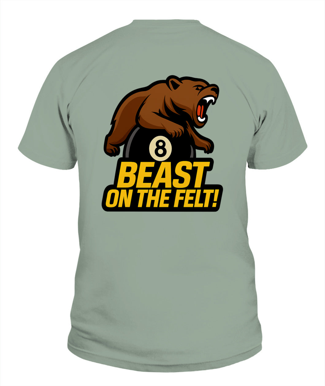 Beast On The Felt Comfort Colors Tshirt