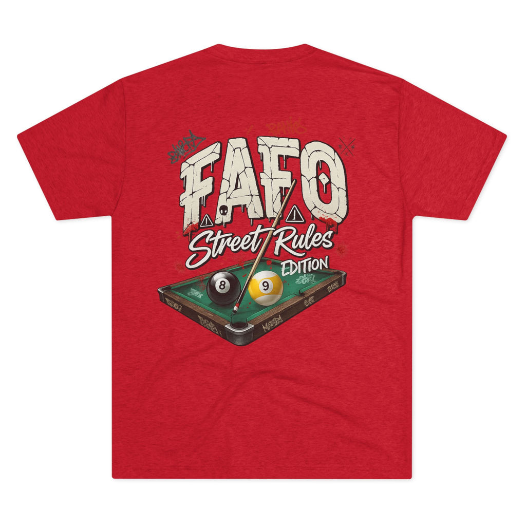 F Around Find Out Street Rules Edition Billiards Tee