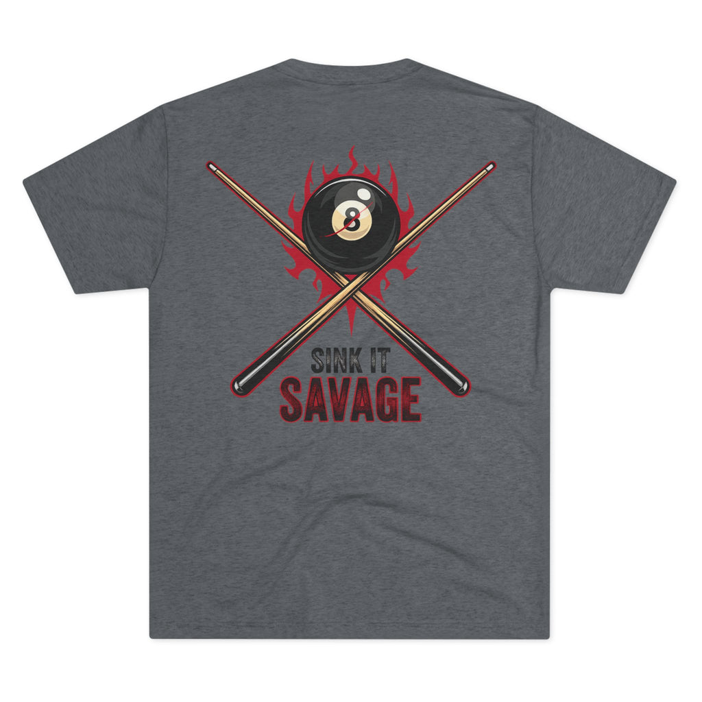 Sink It Savage Pool Tri-Blend Tee