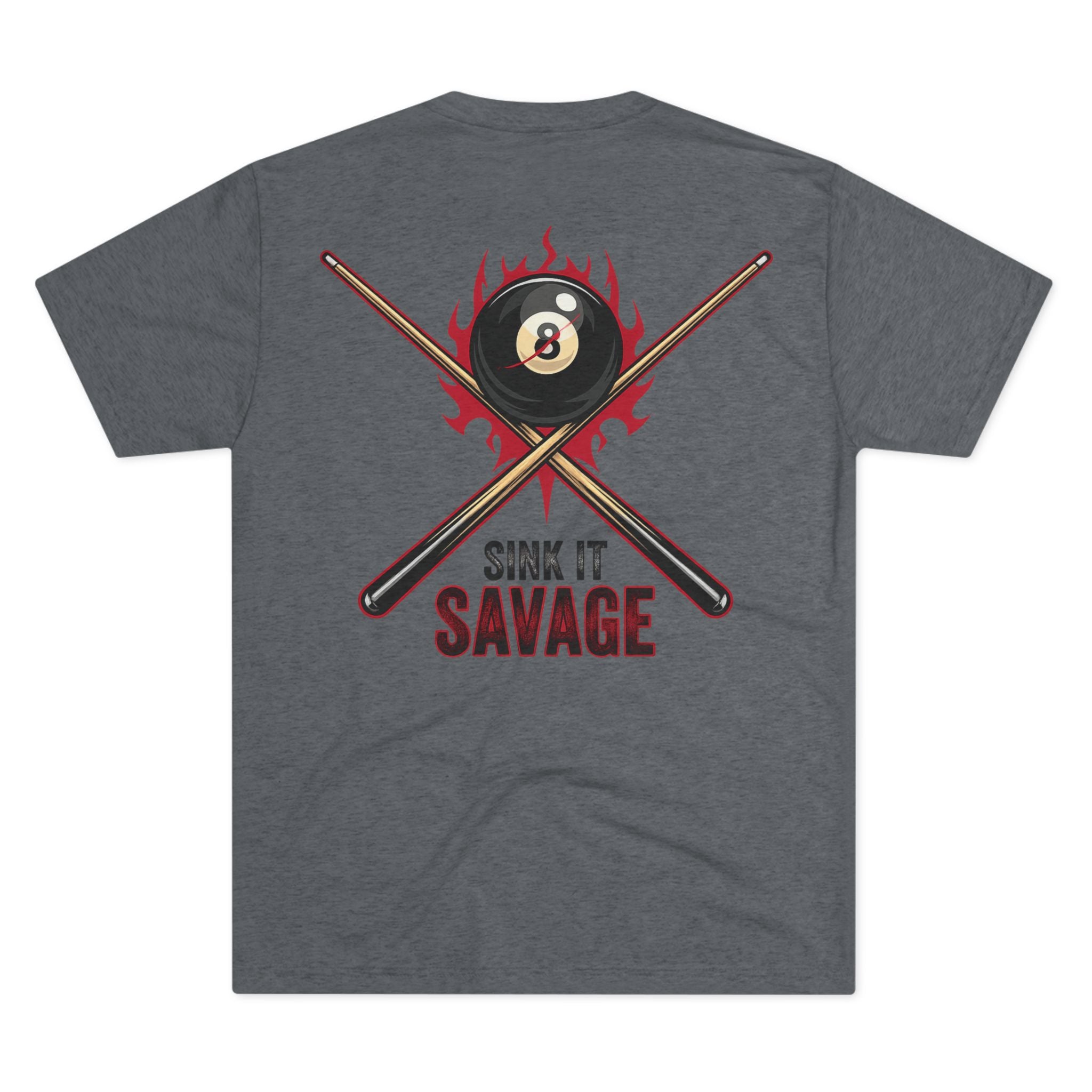 Sink It Savage Pool Tri-Blend Tee