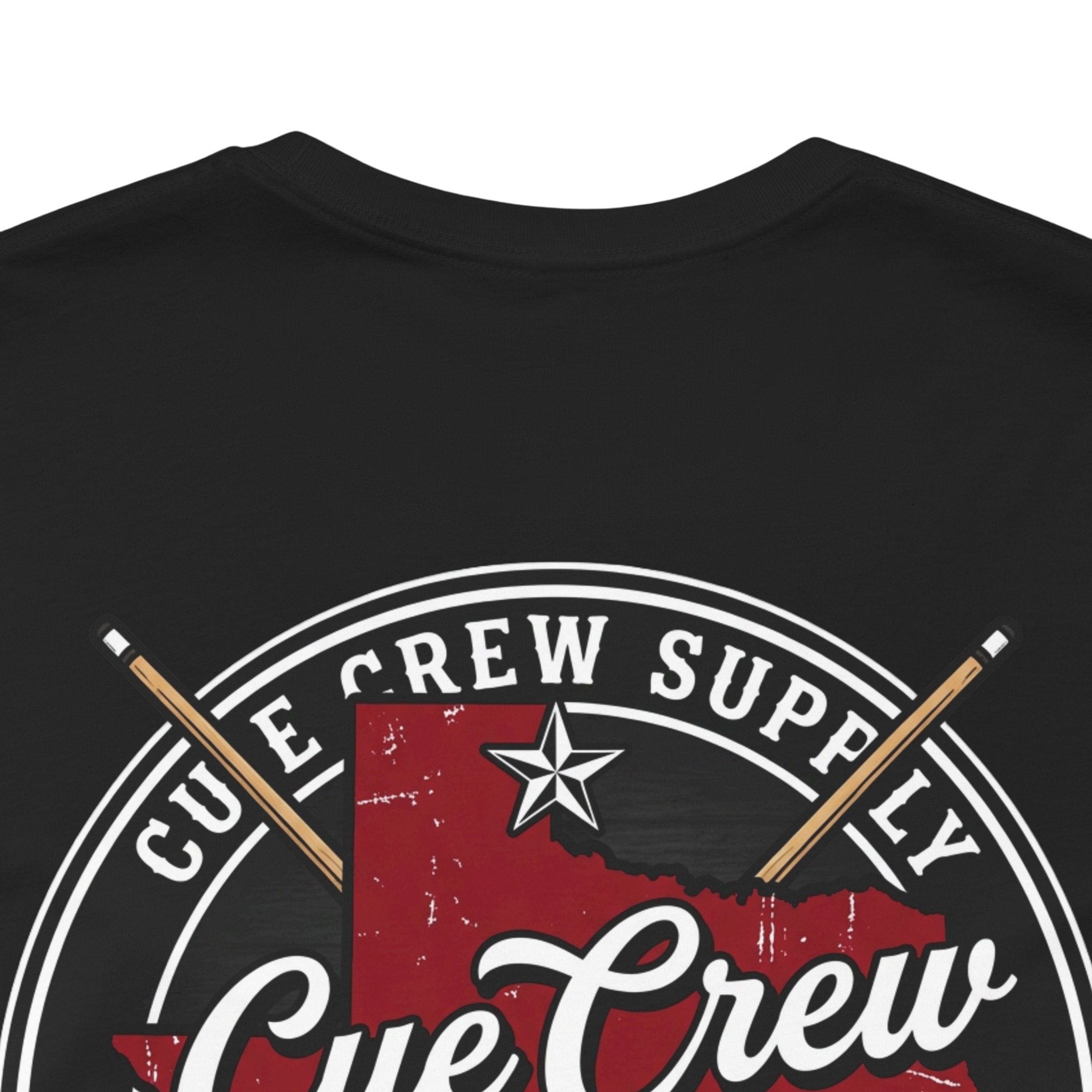 Cue Crew Supply Texas Pool Culture Billiards T-Shirt | Made for Texas Pool Players Graphic Tee