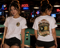 Yes, They're Real... Spectacular Runouts Pool Player T-Shirt | Funny Billiards Graphic Tee with Front & Back Print | Cue Crew Supply