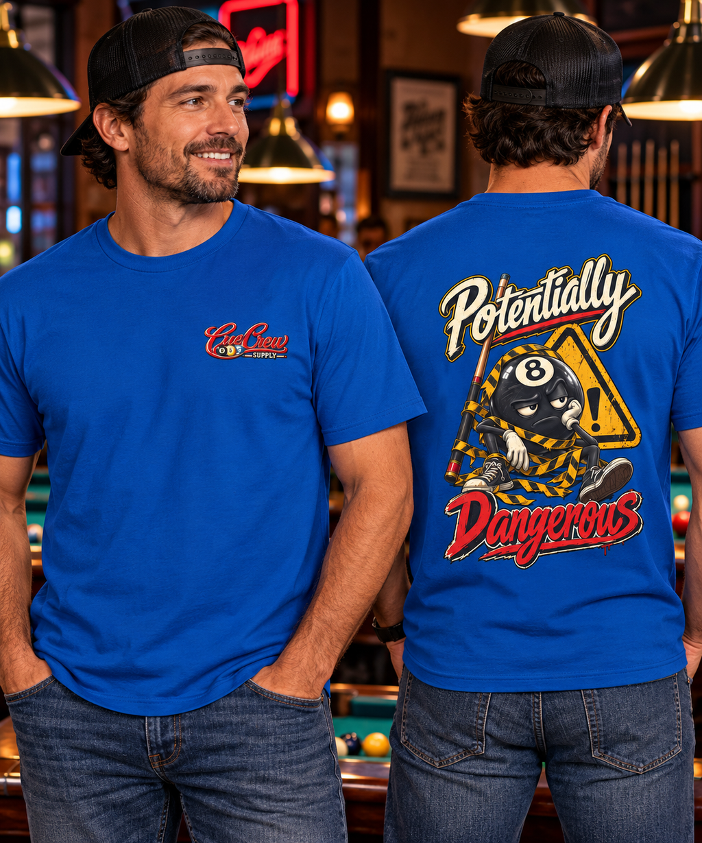 Potentially Dangerous Pool Player T-Shirt | Classic Series CCS-CST-022