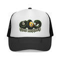 Cold Blooded Snake & 8 Ball 9 Ball Billiards Trucker Hat | OTTO 39-165 Foam Snapback Pool Player Cap