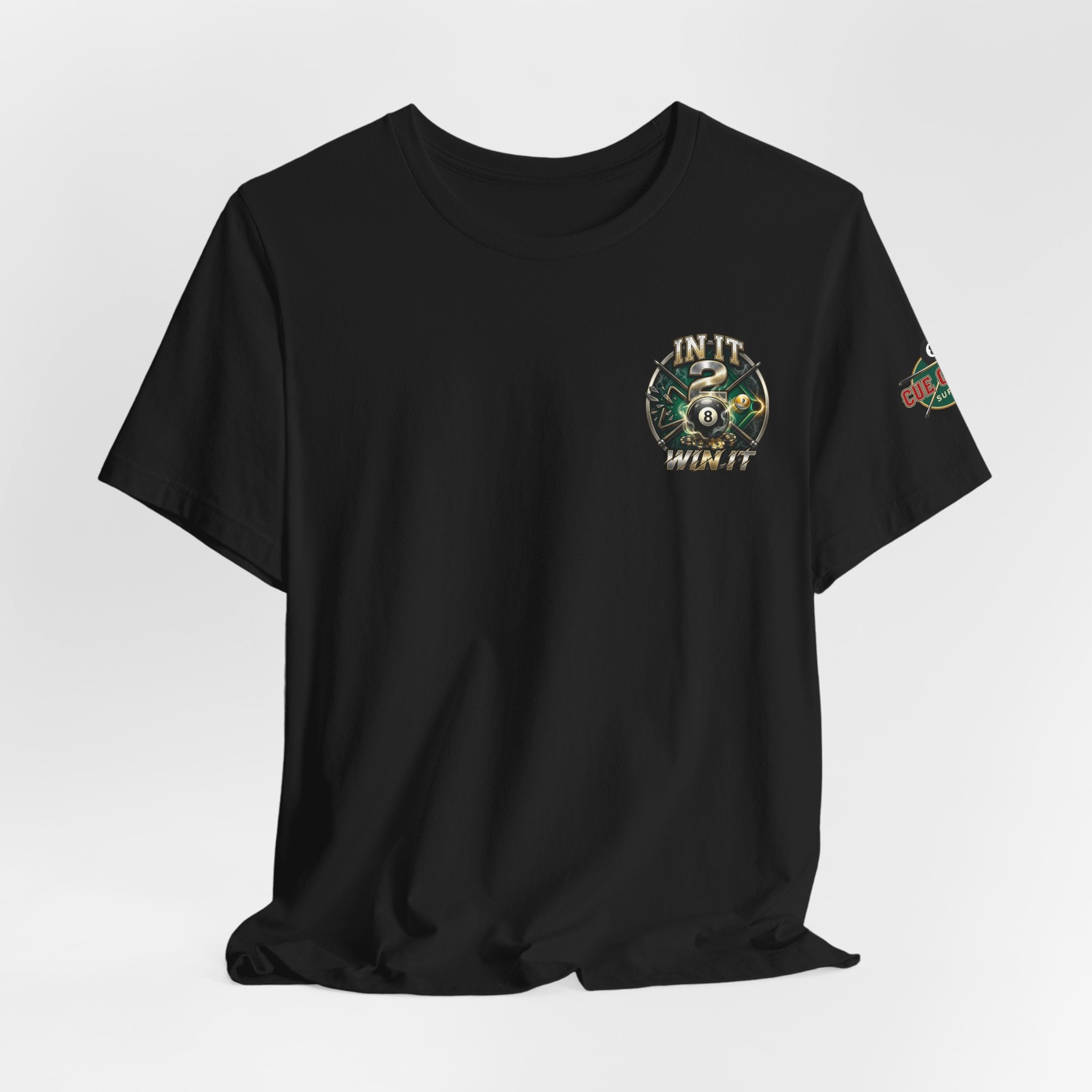 In It 2 Win It Pool Player T-Shirt | Lucky 8 Ball & 9 Ball Billiards Graphic Tee | Cue Crew Supply