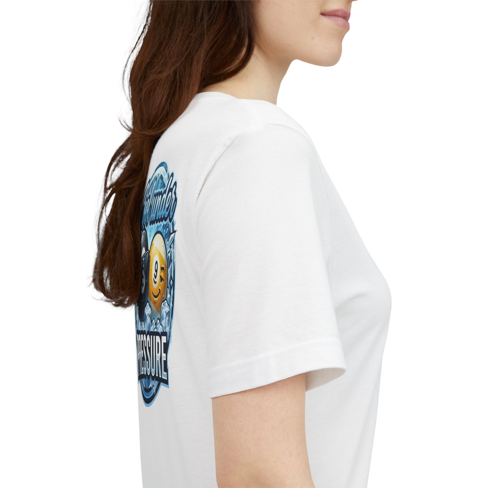 Cool Under Pressure Pool T-Shirt | Funny Billiards Graphic Tee | Cue Crew Supply