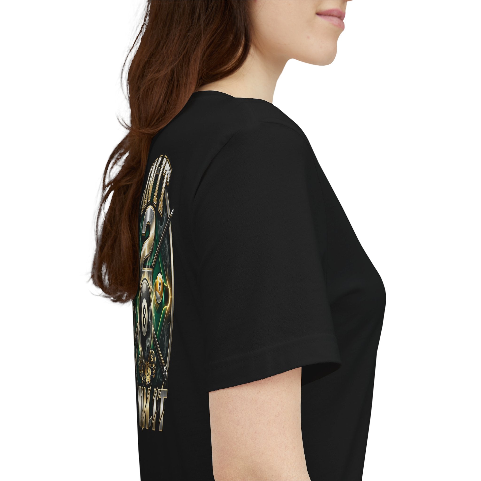 In It 2 Win It Pool Player T-Shirt | Lucky 8 Ball & 9 Ball Billiards Graphic Tee | Cue Crew Supply