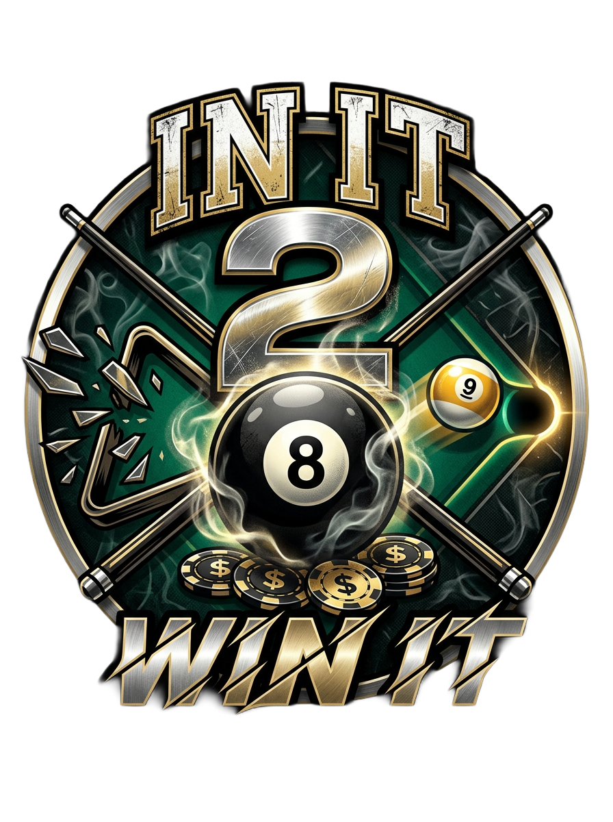 In It 2 Win It Pool Player T-Shirt | Lucky 8 Ball & 9 Ball Billiards Graphic Tee | Cue Crew Supply
